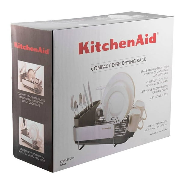 Escurridor KitchenAid Compacto Gris Satinado