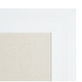 thumbnail image 3 of Kate and Laurel Whitley Modern Linen Fabric Pinboard, 29.5" x 45.5", White, Contemporary Bulletin Board for Wall, 3 of 5