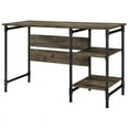 thumbnail image 1 of Ameriwood Home Carter Single Pedestal Desk in Rustic, 1 of 6