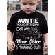 thumbnail image 1 of Auntie You Gotta Come Get Me" Funny Graphic Tee For Boys - Casual Short Sleeve T-Shirt For Spring, Summer & Fall - Machine Washable Cotton, 1 of 6