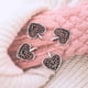 thumbnail image 3 of 50 colgantes de aleación hechos a mano, accesorios para collares y pendientes, colgantes de metal con forma de corazón hueco para hacer pulseras, collares y joyas (plata), 3 of 7