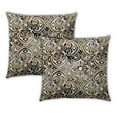 thumbnail image 4 of Joita Coussins d'Extérieur en Polyester Chocolat Marron (Lot de 3), 4 of 5