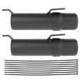 thumbnail image 1 of Motorcycle Tool Tube, Document Holder, Waterproof Black Universal Accessory Gloves Raincoat Storage Box, Cap Holder Canister for Riders 2x Small no Lock, 1 of 8