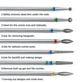 thumbnail image 3 of Juego de brocas para uñas ERUIKA Professional Rotary, 14 unidades, 3 of 6
