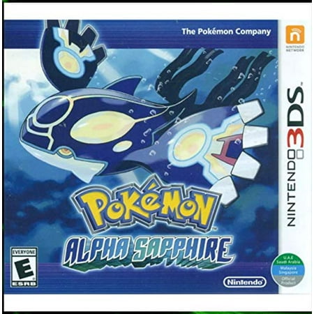 3DS Pokemon Alpha Sapphire - World Edition World Edition. No Regional Restrictions. Soar high above the Hoenn region on an unforgettable quest to be the very best Pokemon Trainer. As you catch  battle  and train a variety of Pokemon  you ll unleash powerful new Mega Evolutions. Seek out Legendary Pokemon from regions near and far while and uncover the secret powers of Primal Groudon and Primal Kyogre! The Pokemon Omega Ruby and Pokemon Alpha Sapphire games deliver the excitement of the original Pokemon Ruby and Pokemon Sapphire games now reimagined and remastered from the ground up to take full advantage of the Nintendo 3DS and Nintendo 2DS. With new Mega Evolutions of past Pokemon  new characters and stories  new areas to explore  new ways to find and catch Pokemon  and new ways to travel  these games offer hours of entertainment for both current Pokemon fans nd players just getting into the series! *Broadband Internet access required for online features. For more info  visit official website