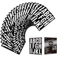 thumbnail image 1 of shiyou-Vinyl Letter and Number Stickers Kit - 318 Pieces, 24 Sheets, 2 Inch White Sticky Labels for Mailbox, Bulletin Board, Signs, Classroom, Office, Door, Window, 1 of 4