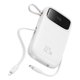 thumbnail image 1 of Power Bank 22.5W 10000 mAh Baseus Qpow2 Cable iOS y USB-C, Puerto USB y USB C (Blanco), 1 of 7