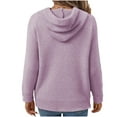 thumbnail image 6 of YueHuiYing Trends Womens Loose And Versatile Athletic Fuzzy Hoodies Pullover for Women Oversized Hoodie, 6 of 6
