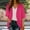 đĽ Hot Pink, variant on Women Shirts Summer Tops Cardigan Cover Shirt Casual Top Spring Summer Three Quarter Sleeve Mid Length T Shirt Lightweight Loose for Layering Daily or Office Wear Shirt Top