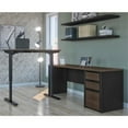 thumbnail image 5 of Pemberly Row Contemporary 2 Piece Standing Desk Set in Antigua and Black, 5 of 9