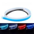 thumbnail image 1 of Luces de circulación diurna ultradelgadas de silicona suave que conducen con luz blanca que gira hacia la luz amarilla que fluye luces de circulación diurna del automóvil, 1 of 1