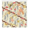 thumbnail image 3 of Ambesonne Floral Shower Curtain, Flower Butterfly Spring, 69"Wx84"L, Multicolor, 3 of 5