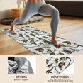 thumbnail image 4 of Colorful Realistic Dinosaurs Pattern Hot Yoga Mat Towel Non Slip for Hot Yoga - Quick-Drying Yoga Mat Cover with 4 Corner Pockets with Travel Bag - Hot Yoga Towel Non Slip 70"x26", 4 of 6
