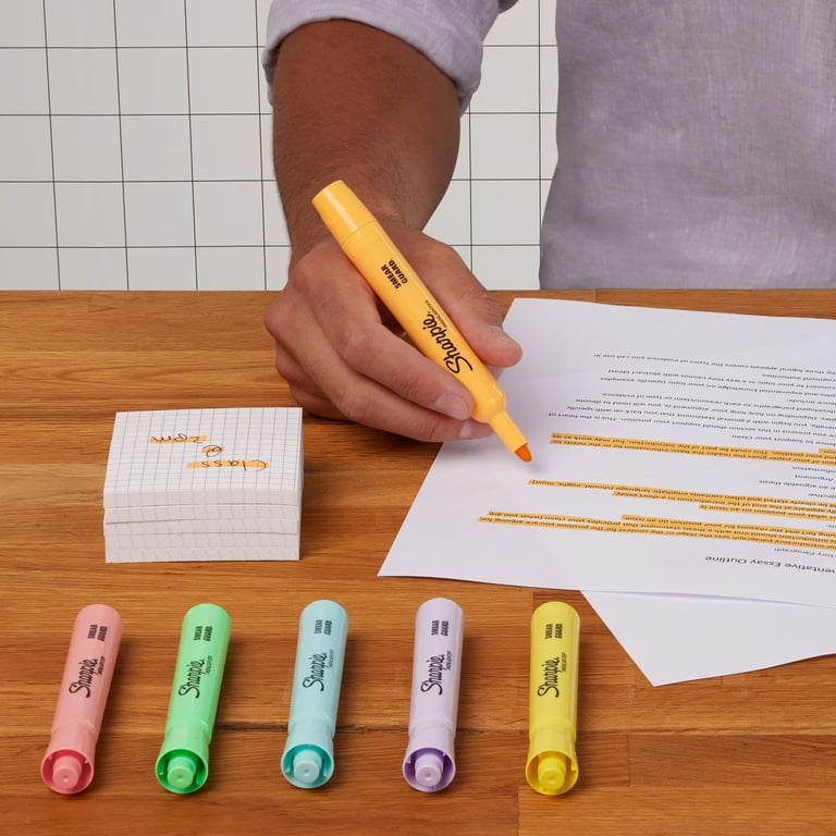 Amazon.com : SHARPIE Accent Pocket Style Highlighter, Micro
