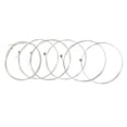 thumbnail image 1 of keepw 6 Pièces Guitare Acoustique Cordes Métal Instrument de Musique Meilleure Résonance Pièces de Rechange Vibration Son Souple, 1 of 6