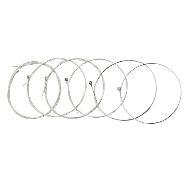keepw 6 Pièces Guitare Acoustique Cordes Métal Instrument de Musique Meilleure Résonance Pièces de Rechange Vibration Son Souple