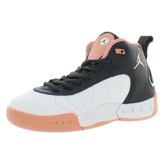 Nike Jumpman Pro GIrls Shoes Size 10.5, Color: White/Black/Peach