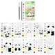 thumbnail image 4 of Cuaderno para colorear con acuarela para niños, papel de grafiti con acuarela, incluye libro de dibujo con pigmentos, marcapáginas para colorear y dibujar., 4 of 7