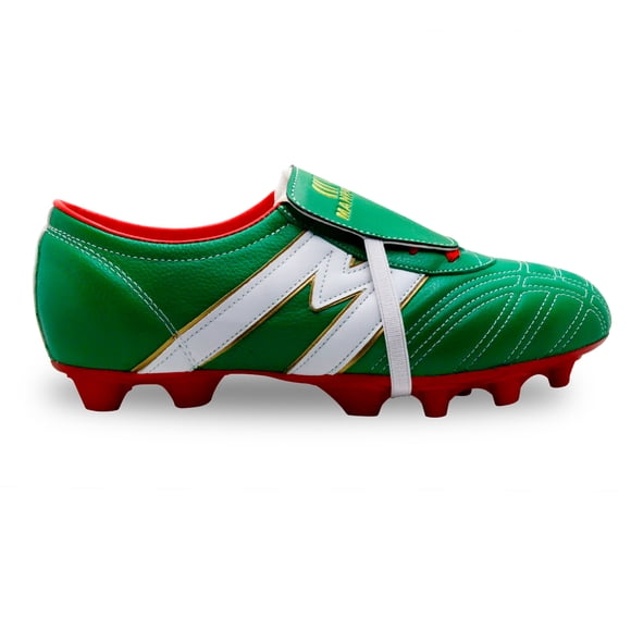 MANRIQUEZ Tenis Futbol Tacos de Piel Profesionales Suela TPU para Pasto Natural