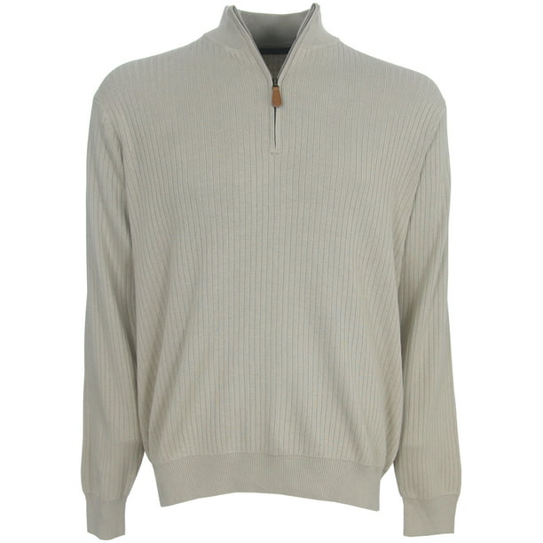 Greg Norman Golf Drop Needle 1/4 Zip Mock Pullover Sweater, Brand New ...