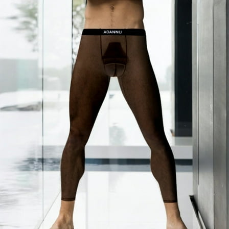 Adannu ltra-thin men's high-stretch leggings 3-pack