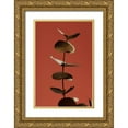 thumbnail image 1 of Artographie Studio 11x14 Gold Ornate Wood Framed with Double Matting Museum Art Print Titled - Eucalyptus Gold Rust 04, 1 of 4