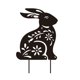 thumbnail image 1 of Estatua de conejito para jardín, decoración de Pascua, estacas para césped, adornos para jardín A, 1 of 9