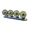 thumbnail image 4 of Ventilador de aire de enfriamiento de automóvil con 360  degree Rotable Rotable Plegable Plegado Panel de control FA FA Amarillo 12V, 4 of 9