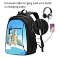 thumbnail image 2 of Kowoue Bluey Pattern USB Backpack with Charging Port - Large Capacity Travel Backpack , Computer Backpack , Multi-Pocket Laptop Backpack, 2 of 7