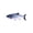 20CM/7.87In, variant on Realistic Flopping Fish Cat Toy, Motion Activated Wiggle Fish Catnip Toy for Indoor Cats, USB Chargeable Dancing Kicker Fish with Catnip Bag