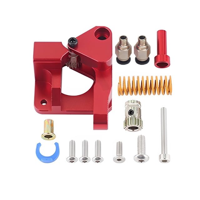 Methold Extrusora de impresora 3D, Kit de alimentación de unidad de Metal, reparación, mantenimiento, pieza de repuesto, reemplazo de accesorio para Impresoras 3D Adaptadores duales