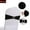 Black, variant on 50pcs Elastic Chair Knot Wedding Decoration Buckle Sashes Back Cover Mariage Hotel Home Seat Elegant Modern Ribbon Decors