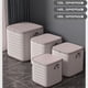 thumbnail image 5 of Bolsa de almacenamiento con cremallera no tejida | Organizador de ropa de gran capacidad | Cesta plegable con asas para mudanzas y viajes | Almacenamiento de edredones portátiles frescos e inodoros, 5 of 7
