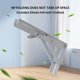 thumbnail image 1 of Soporte Triangular Plegable 2 uds., estante de mesa de banco, soporte de muebles de acero inoxidable (blanco 16 pulgadas A), 1 of 5