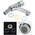 thumbnail image 5 of Grifo de ahorro de agua, grifo dosificador de cierre automático chapado, grifo de retardo de tiempo para baño público, grifos cromados con botón pulsador para cocina casera, baño, 5 of 5