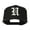 Black, variant on Old English U Embroidered Flat Bill Cap - Navy OSFM