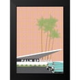thumbnail image 2 of Bucheli, Jen 11x14 Black Modern Framed Museum Art Print Titled - Palm Springs with Convertible, 2 of 5