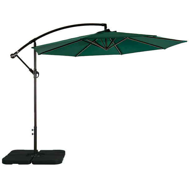 Westin Outdoor 10 Ft Cantilever Offset, Cantilever Patio Umbrella With Base