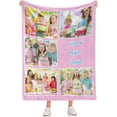 thumbnail image 3 of Custom Blankets with Photos Personalized Blanket Flannel Throw Blanket House Warming Gifts New Home Memorial Picture Gifts for Family Friends, 3 of 6