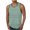 #0434-Green, variant on Mens Horizontal Stripe Print Crew Neck Sleeveless Athletic Workout Tank Top Casual Gym Vest (Green M) Father's Day Gift