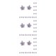 thumbnail image 3 of Jumpingount 10 Uds pendientes colgantes exquisitas flores de cinco pétalos accesorios de de aleación suministros hechos a mano para Type1 NO1, 3 of 6