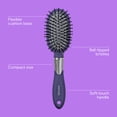 thumbnail image 4 of (3 pack) Conair Totally Smooth Mini, Travel-Friendly Detangling Hair Brush, 4 of 11
