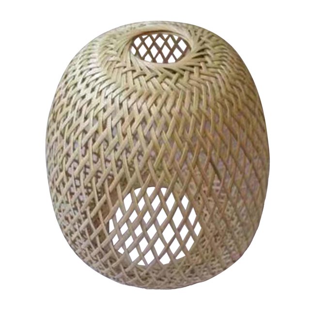 Matsuzay Rustic Bamboo Lamp Shade Lampshade for Living Kitchen Room Island Teahouse Type2 NO2