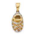 thumbnail image 1 of Ensemble de Chaussures pour Bébé 14K Rhodié Or Jaune & Rhodié November/Citrine, 1 of 2