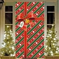 thumbnail image 2 of Christmas Clearance! YZEGDCH Christmas Door Covers, Xmas Party Background Door Cover, Xmas Winter Seasonal Holiday Party Porch Wall Hanging New Year Entryway Decoration, Christmas Gifts for Dad Mom, 2 of 6