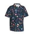 thumbnail image 2 of Haiem Colorful Flowers Printed Hawaiian Shirt for Men - Men’s Casual Beach Summer Shirts - Stretch Fabric with Modern Fit-Large, 2 of 9