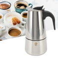 thumbnail image 3 of Electric Coffee Percolator, Stainless Steel Electric Coffe Maker With Filter Portable Electric Moka Pot Coffee Pot For Coffee Latte Cappuccino For  Outdoor Camping, 3 of 8