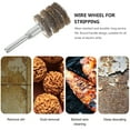 thumbnail image 2 of Electric Wire Brush Wheel for Drill Grinder Accessories Metal Wheels Steel, 2 of 6