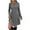 Gray, variant on gakvbuo Knit Sweater Dress For Women Long Sleeve Ribbed Knit Midi Dress A-Line Dress Crew Neck Knee Length Fall Tunic Dress With Pockets
