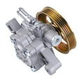 thumbnail image 5 of Power Steering Pump Assembly with Pulley Aluminum Fits for Acura EL L4 1.6L 1997-2000 Fix Heavy Steering Replace 21-5066, 5 of 10